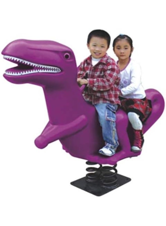 RBW TOYS Fun Kids Rocking Dinosaur Spring Rider Purple Colour RW-15202