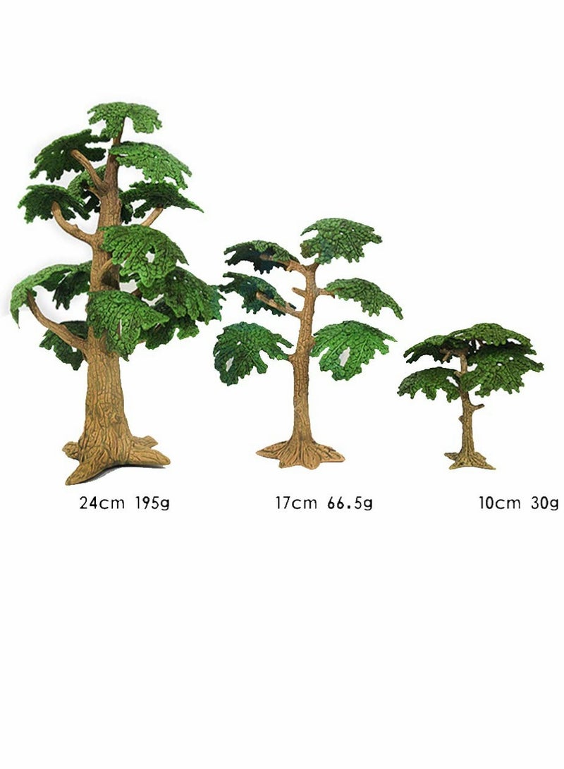 Tree Model Artificial Fake Mini Miniature Trees Train Railways Landscape Scenery Decoration Pine Cypress for DIY Craft 3pcs