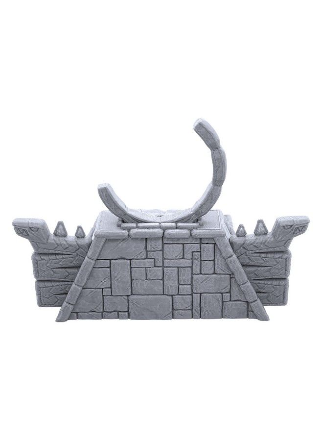 Forgotten Temple Portal By Makers Anvil 3D Printed Tabletop Rpg Scenery And Wargame Terrain For 28Mm Miniatures