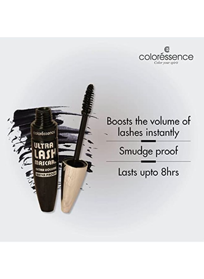 Eye Makeup Combo Of Supreme Eyeliner, Ipop Kajal & Ultra Lash Mascara, Lightweight Waterproof Formula - Pack Of 3