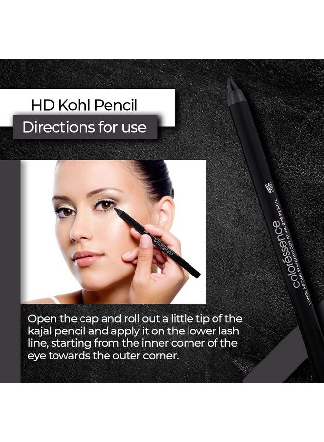 Professional Hd Kohl Kajal Pencil (Black)