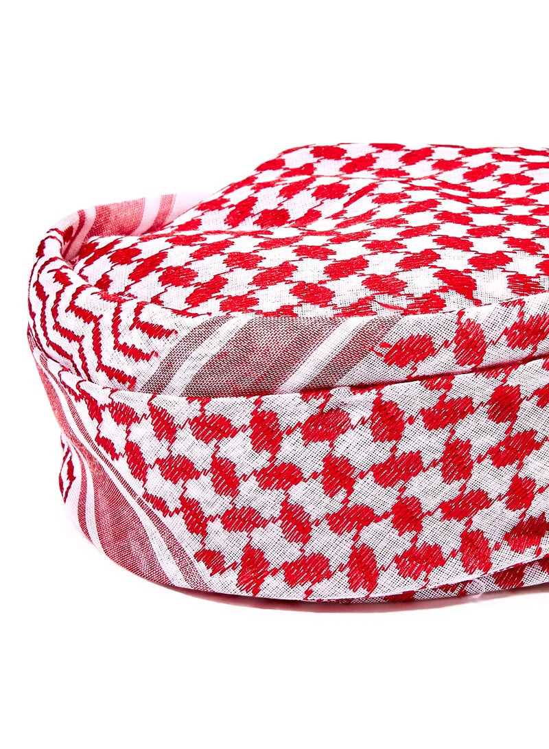 Ghatra Cap Red/White