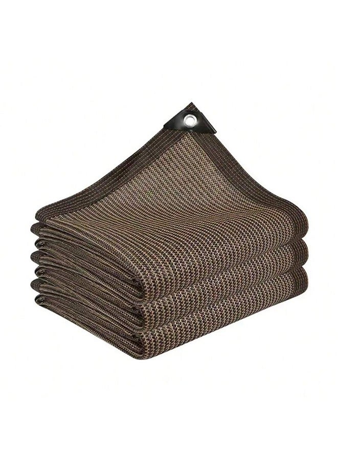 Anti UV Coffee Brown HDPE Sun Shade Sail Gazebo Sunblock Shade Cloth Sun Shade Netting