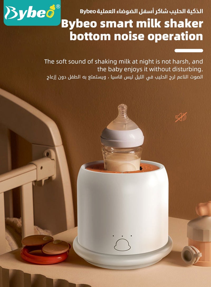 Baby Formula Dispenser & Mixer, Electric Automatic Infant Milk Bottle Shaker, Baby Milk Powder Mixer with 3 Modes, Universal Milk Blender, USB Charging, Low Noise, with Four-Layer Formula Containers