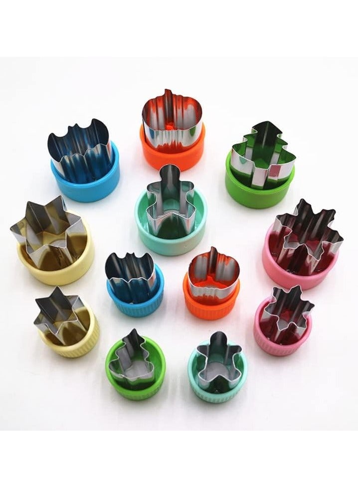 30 Piece Bread Fruit Stamp Cutter Set Stainless Steel Cutter Molds Cookie Cutters