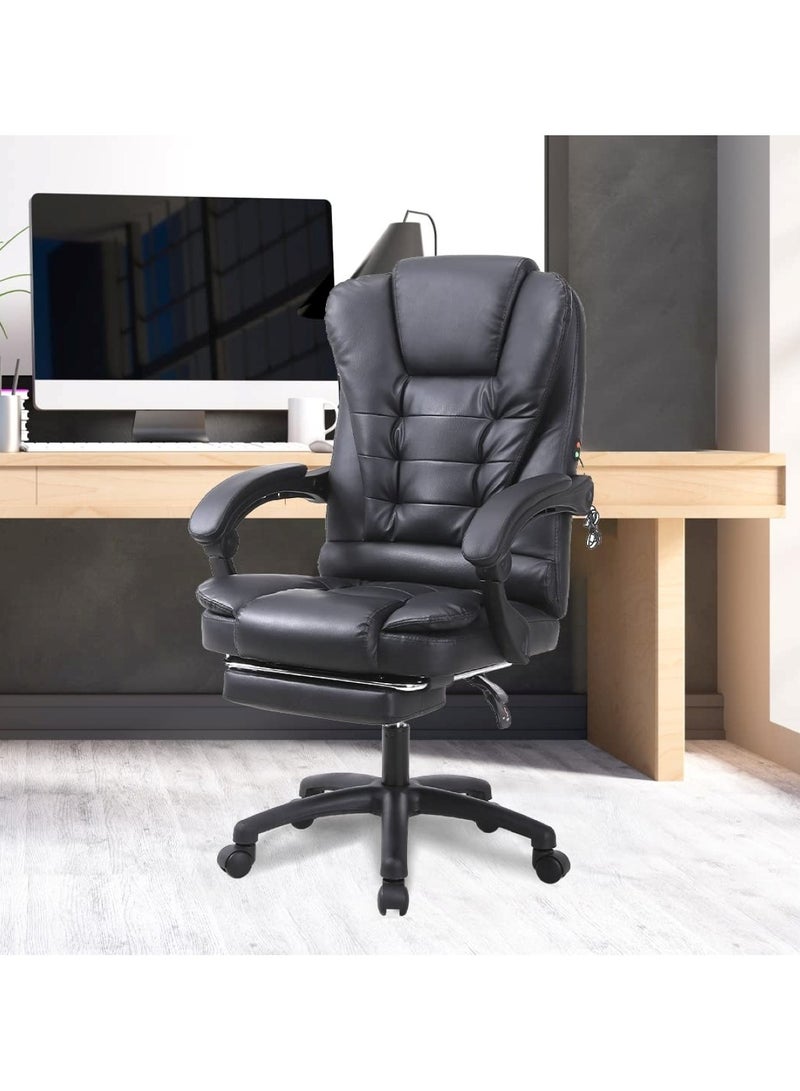 Black Leather Multi-Purpose Chair