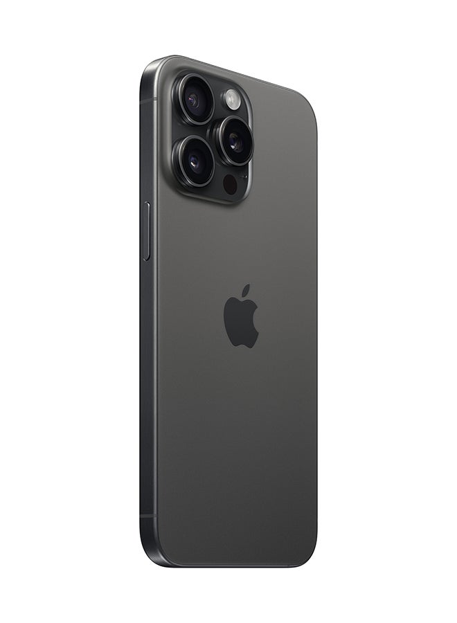 Renewed - iPhone 15 Pro Max 512GB Black Titanium 5G With FaceTime