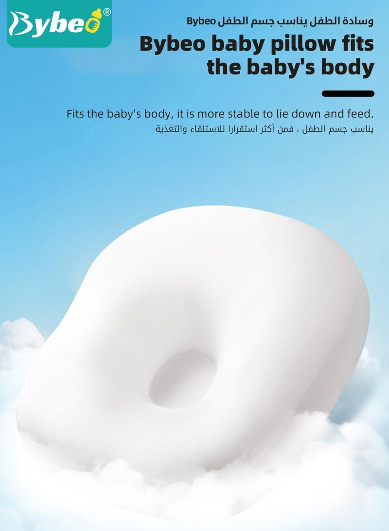 Baby Nursing Pillows for Breastfeeding, Multifunctional Infants Feeding Support Pillows, Dual-Sided Anti-Reflux Baby Lounger, Removable Baby Sleeping Nest, Throw up Prevention Slope Mat