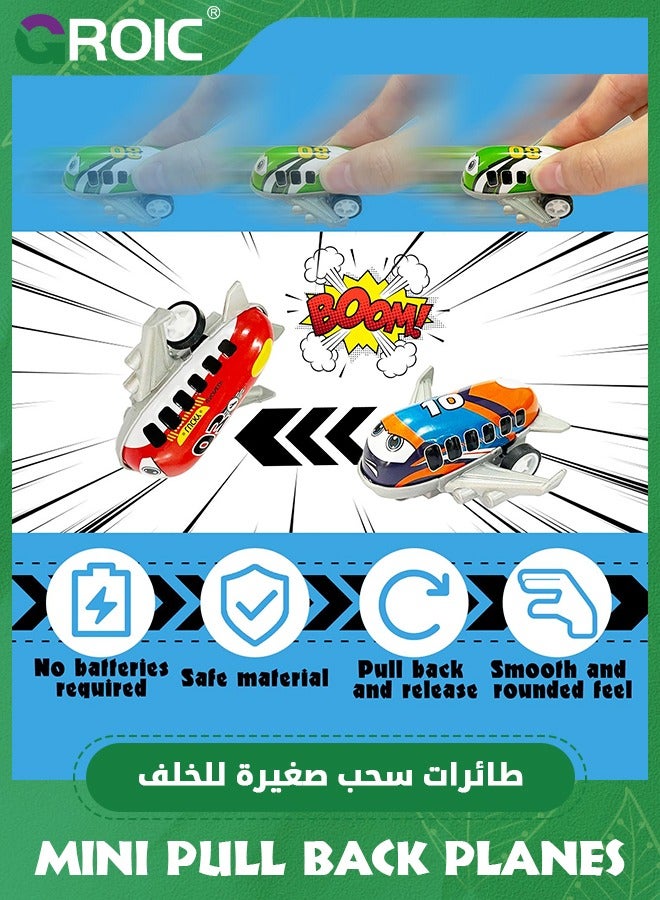 50 Pack Mini Pull Back Planes,Bulk Mini Planes Toys,Treasure Box Toys for Kids Boys and Girls,Classroom Prizes, Birthday Party Favors,Goodie Bags Fillers, Best Gifts for Toddlers, Random Style