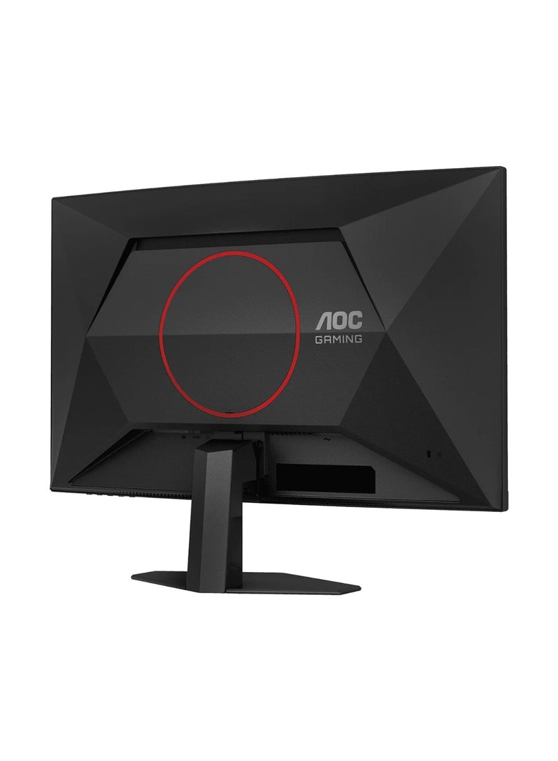 27 inch FHD Curved Gaming Monitor, 1ms (GtG) Response Time, 280 Hz Refresh Rate, Adaptive Sync,1.07 Billion Display Colors, Adjustable Stand, HDMI, DisplayPort C27G4ZE Black/Red