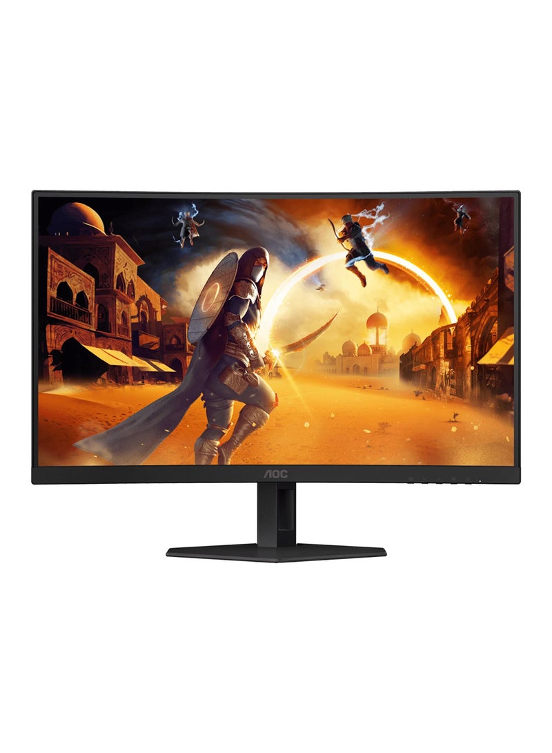 27 inch FHD Curved Gaming Monitor, 1ms (GtG) Response Time, 280 Hz Refresh Rate, Adaptive Sync,1.07 Billion Display Colors, Adjustable Stand, HDMI, DisplayPort C27G4ZE Black/Red