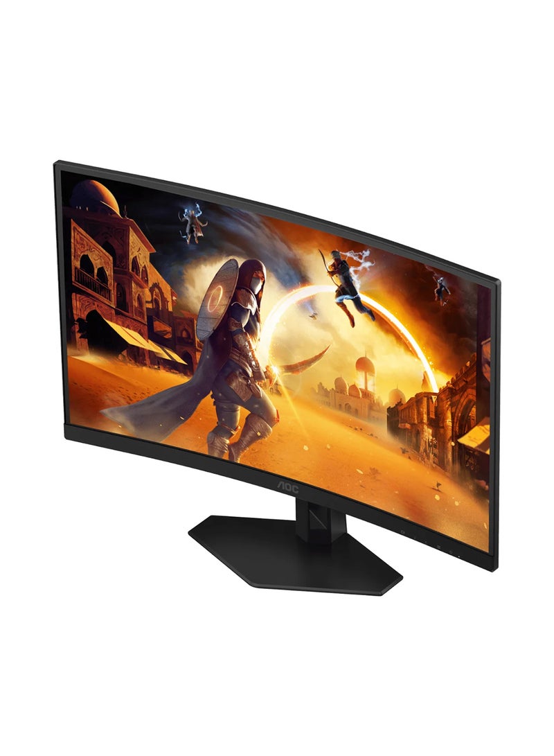 27 inch FHD Curved Gaming Monitor, 1ms (GtG) Response Time, 280 Hz Refresh Rate, Adaptive Sync,1.07 Billion Display Colors, Adjustable Stand, HDMI, DisplayPort C27G4ZE Black/Red