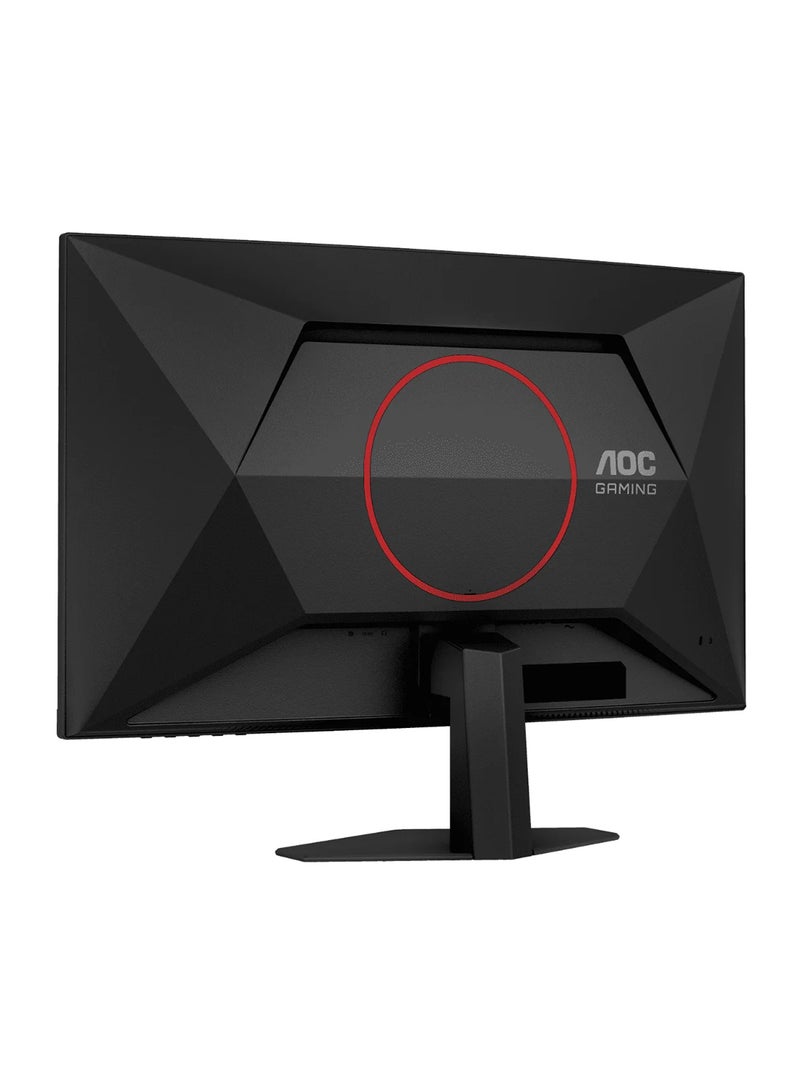 27 inch FHD Curved Gaming Monitor, 1ms (GtG) Response Time, 280 Hz Refresh Rate, Adaptive Sync,1.07 Billion Display Colors, Adjustable Stand, HDMI, DisplayPort C27G4ZE Black/Red