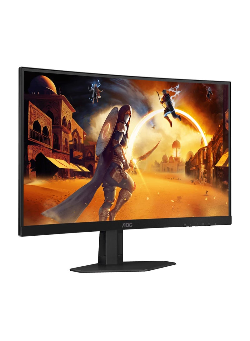 27 inch FHD Curved Gaming Monitor, 1ms (GtG) Response Time, 280 Hz Refresh Rate, Adaptive Sync,1.07 Billion Display Colors, Adjustable Stand, HDMI, DisplayPort C27G4ZE Black/Red