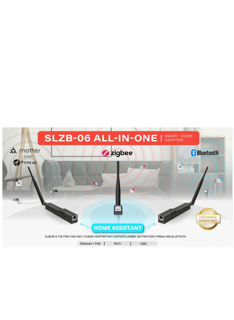 Zigbee 3.0 to Ethernet,USB,and WiFi Gateway Coordinator with PoE,Universal Zigbee USB Gateway for Home Assistant