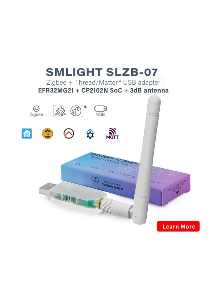 Zigbee 3.0 Coordinator Thread/Matter Mini USB Adapter Works with Zigbee 2MQTT