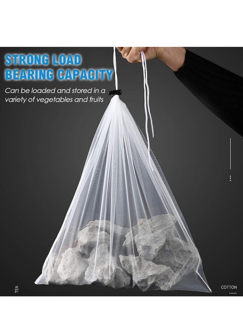 Nylon Straining Bag, Reusable Cold Brew Coffee Cheese Cloths Strainer, Fine Mesh Food Strainer Bag, Strain Tea Pulp Juice Food Nut Milk Filter Bag(15.7” x 15.7”, 8 Packs)