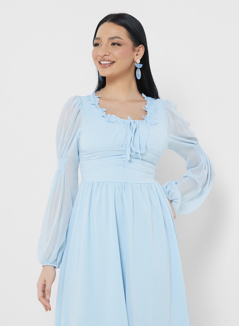 Puff Sleeve Dress