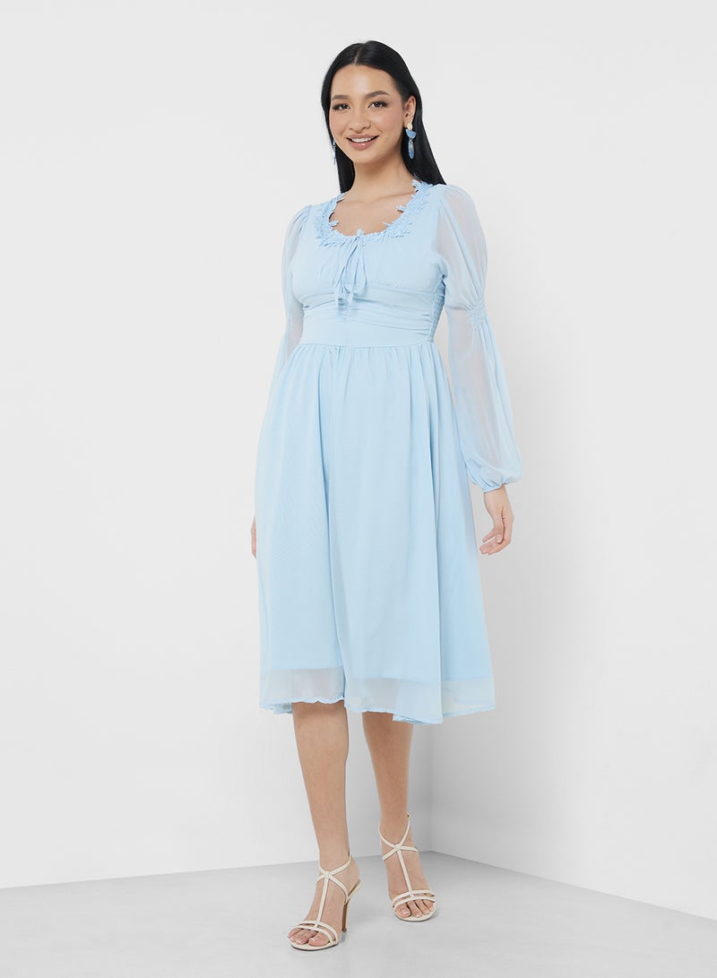 Puff Sleeve Dress