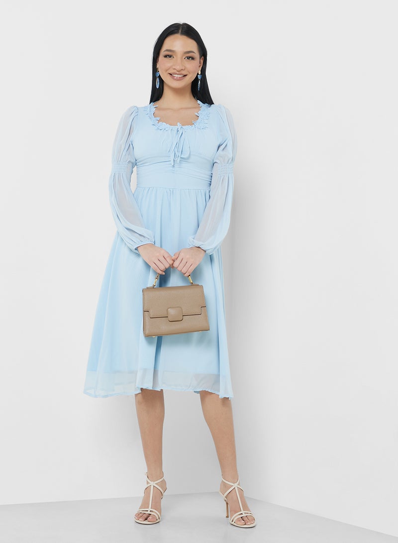 Puff Sleeve Dress