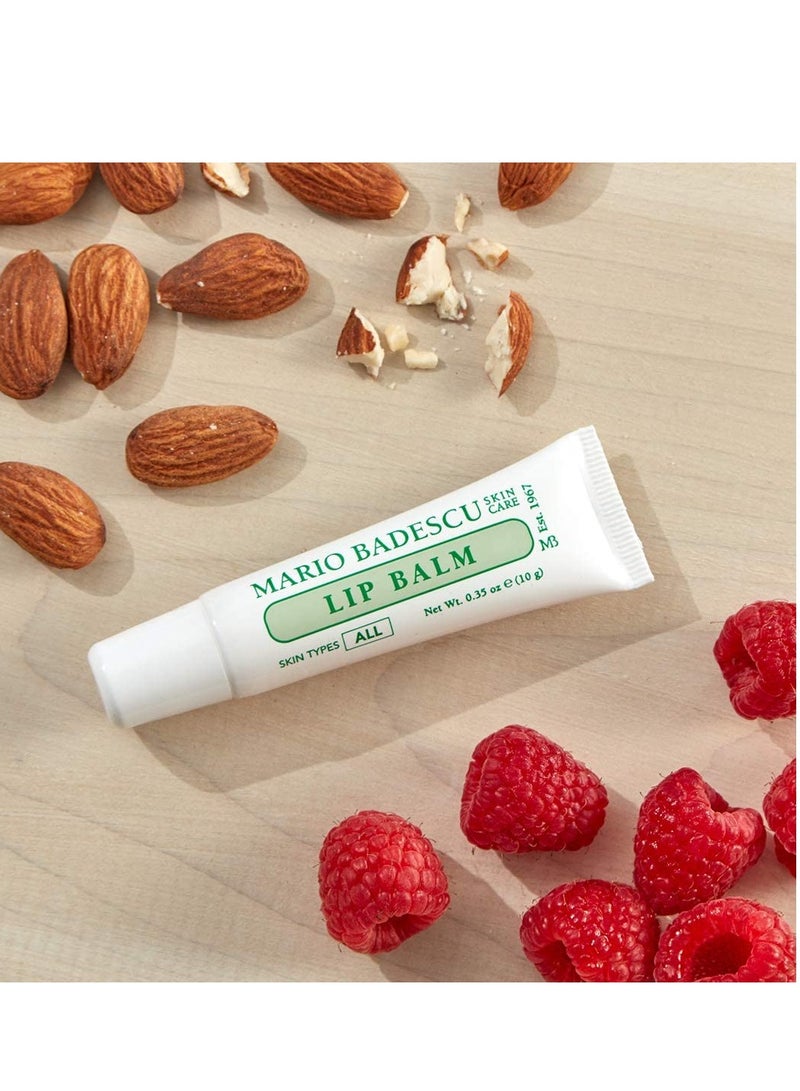 Mario Badescu Moisturizing Lip Balm for Dry Cracked Lips, Infused with Coconut Oil and Shea Butter, Ultra-Nourishing Lip Care Moisturizer for Soft, Smooth and Supple Lips