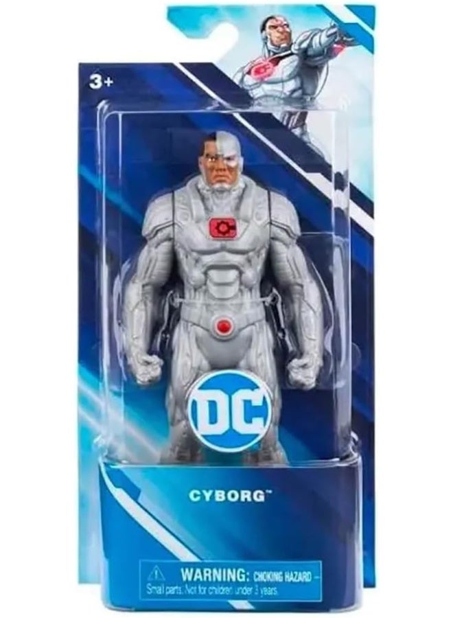 DC Comics Justice League 6 Inch Classic Action Figures Collectible Poseable (Cyborg)