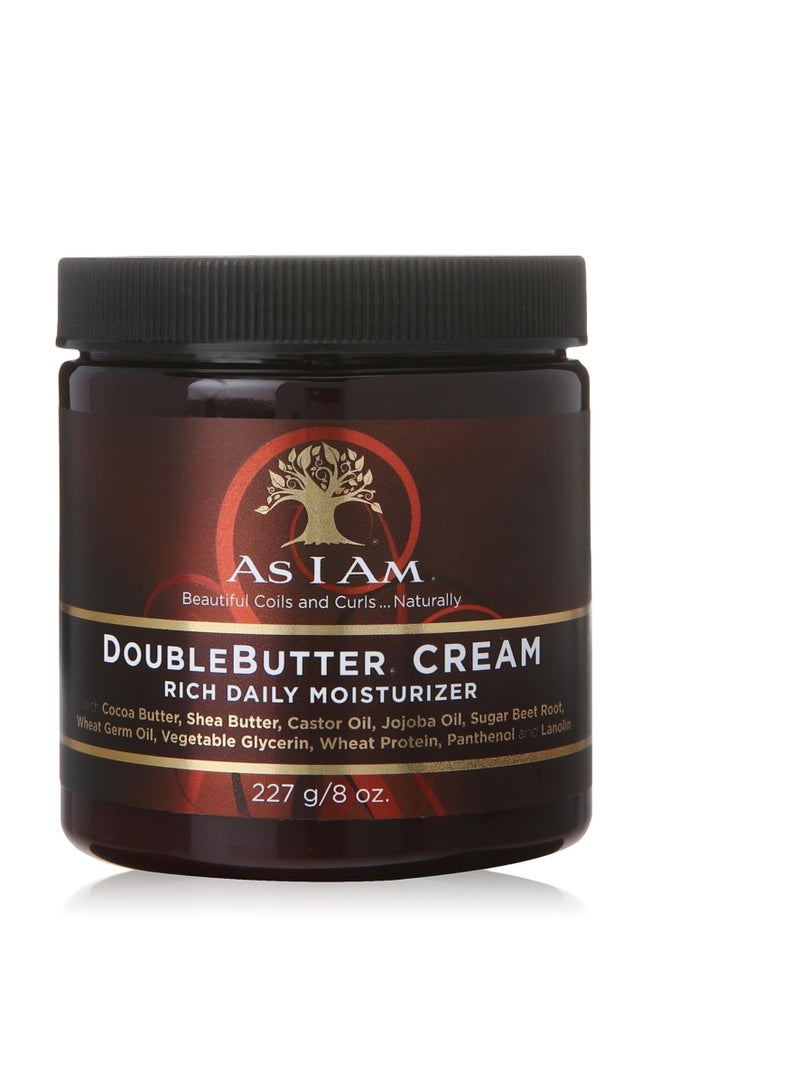 As I Am Double Butter Rich Daily Moisturizer, 8 Ounce