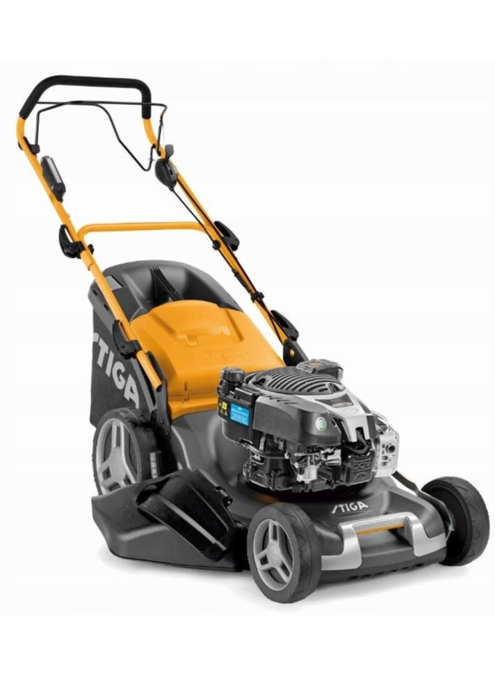 Stiga Self-Propelled Combi 53 SEQ, 51cm Cutting B Lawn Mower with 163 cc petrol engine and 4-in-1 cutting system (Made in Italy)…