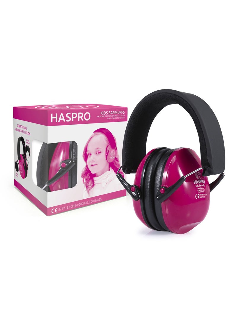 HASPRO Kids Earmuffs - Noise-Cancelling Hearing Protection for Children - Comfortable, Adjustable, Durable, Certified for Sleep, Travel, Concerts, and More!