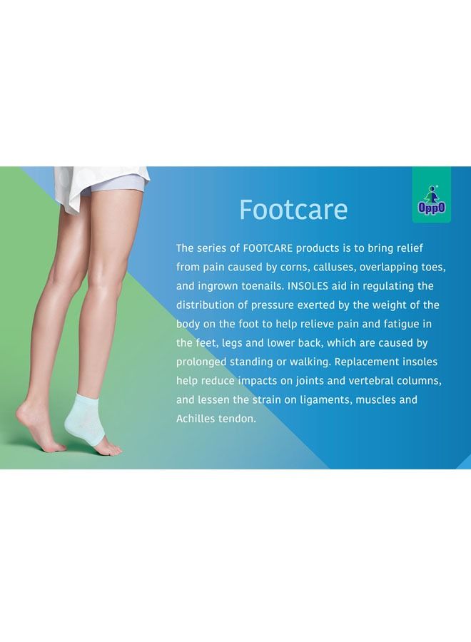 Silicone Elastmax Insoles 5401 – Dual-Density Orthotic Foot Support for Shock Absorption & Arch Relief