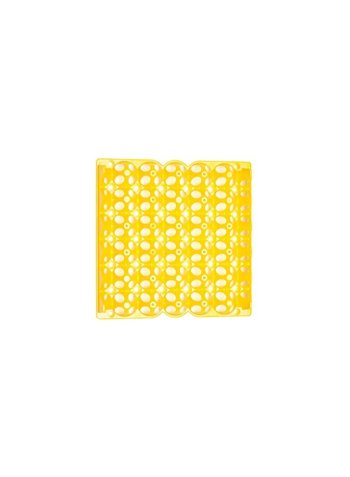 River Plastic Egg Tray For Chicken, Egg Holder 30 eggs, Dimensions 30x30, Yellow Colour,25 Pcs. (Made in Italy).