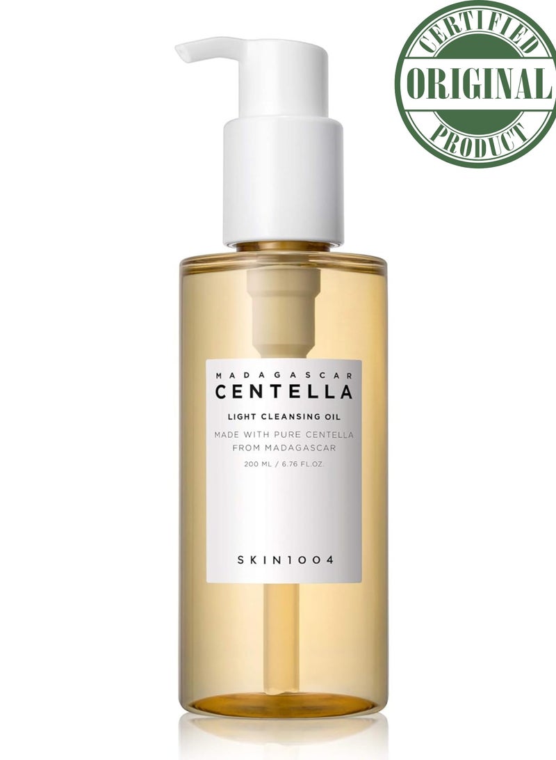 Centella Light Cleansing Oil   - Gentle and Refreshing Cleansing Oil with Centella Asiatica for Daily Makeup Removal and Skin Nourishment, 200ml