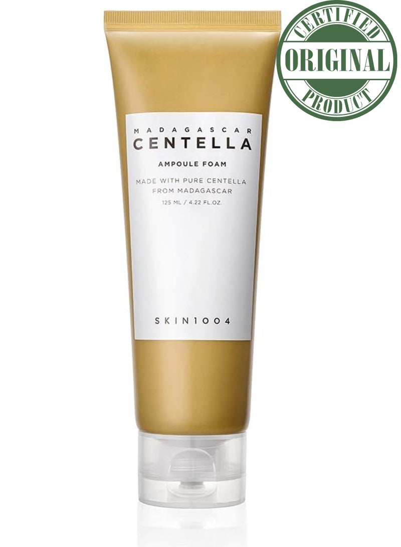 Centella Ampoule Foam Cleanser 125ml - Gentle Low pH Daily Facial Cleanser for Sensitive Skin with Soothing Centella Asiatica Extract