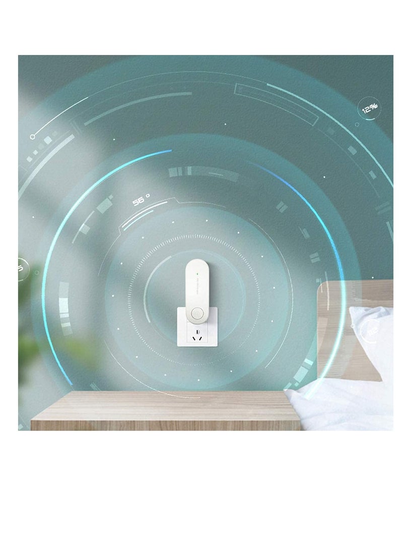 Mosquito Repellent Electronic Ultrasonic Pest Repeller Plug in for Insects Indoor Pest Control for Living Room Garage Office Hotel (White 2Pcs)