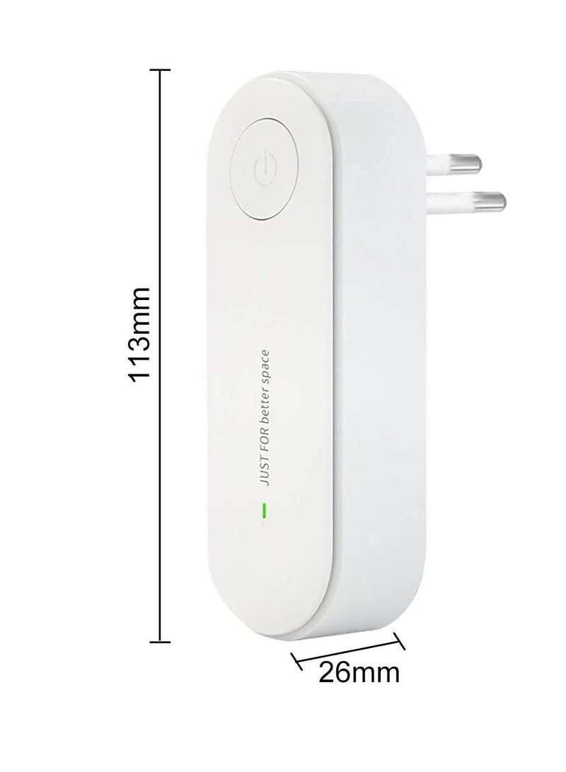 Mosquito Repellent Electronic Ultrasonic Pest Repeller Plug in for Insects Indoor Pest Control for Living Room Garage Office Hotel (White 2Pcs)