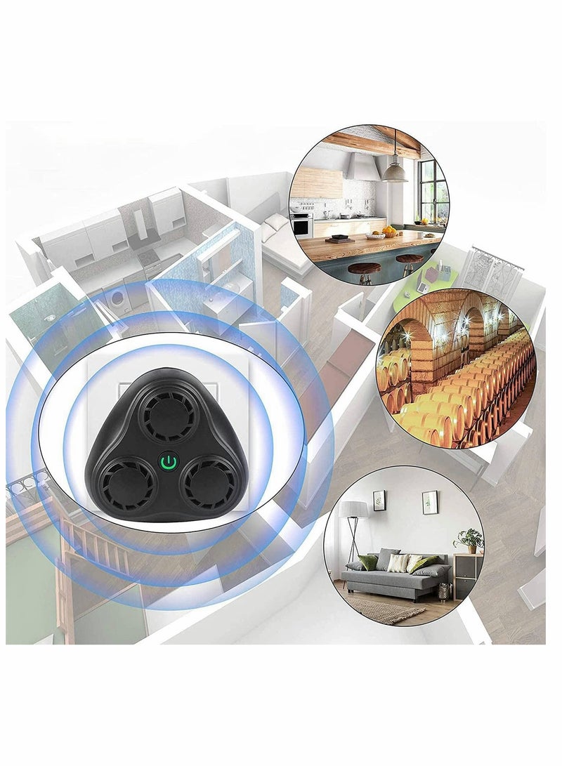 Ultrasonic Pest Repeller High Power Plug-in Repellent Portable Electronic Pest Controler for Rodents Rat Mouse Cockroach Ant Spider Mosquito Insect for Living Room Garage Office Hotel