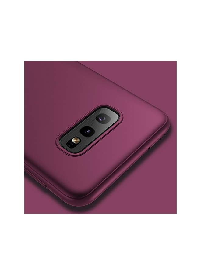 Galaxy S10e Case,X-Level Slim Fit Soft TPU Ultra Thin S10e Mobile Phone Cover Matte Finish Coating Grip Phone Case for Women Compatible Galaxy S10e (2019)-WineRed