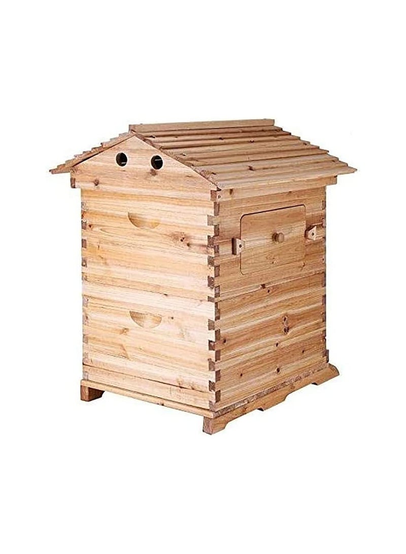 Wooden Beekeeping Beehive Box with 7 Pcs Beehive Frame