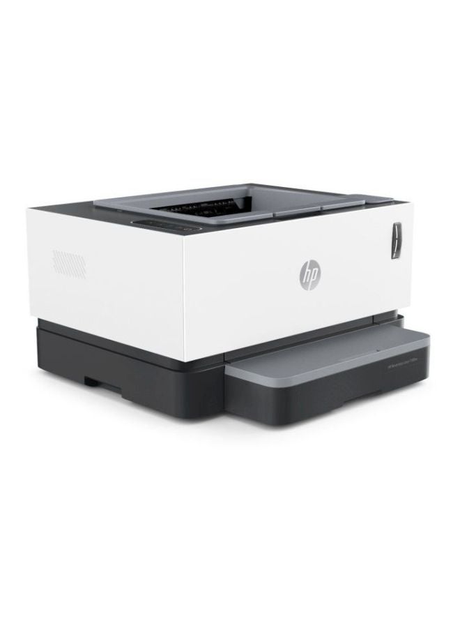 HP Neverstop Laser 1000W Wireless - Print Speed up to 21 Page Per Minute, Toner preloaded to print up to 5000 pages - White [4RY23A] White/Grey