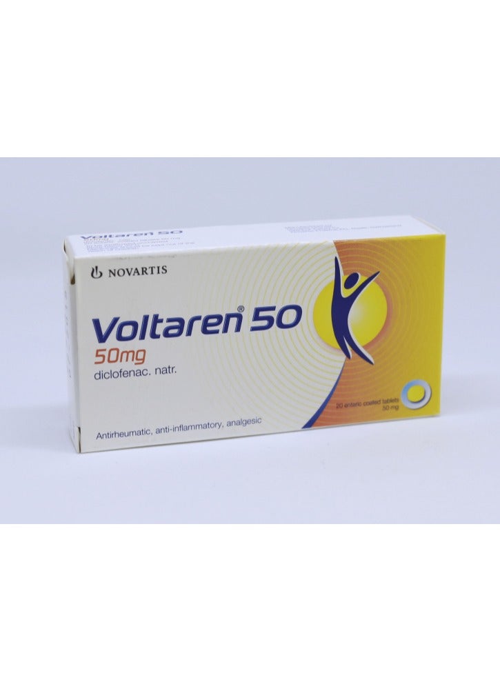 VOLTAREN 50 MG TABLET 20S