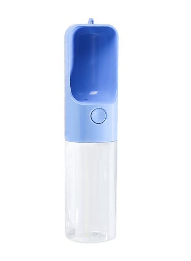 Portable Accompanying Pet Water Bottle Blue/Clear 40ml