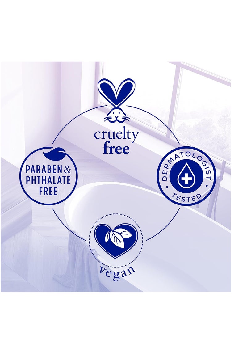 Dr Teal's Foaming Bath with Pure Epsom Salt, Sleep Blend with Melatonin, Lavender & Chamomile Essential Oils, 34 Fl Oz (Pack of 4) (Packaging May Vary)