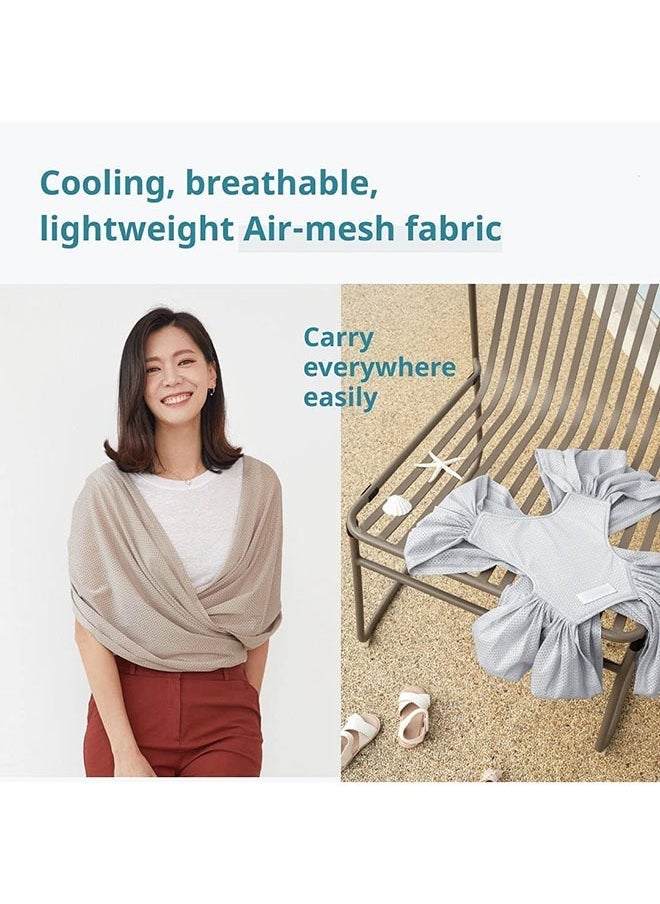 Baby Summer Mesh Breathable Baby Carrier, Under 44Lbs