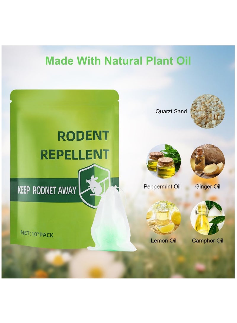 Natural Peppermint Oil Rodent Repellent Balls - Effective Pest Control for Mice, Bugs, Spiders, Cockroaches, and Ants in Your Home and Garden. Safe Ingredients for Protection.