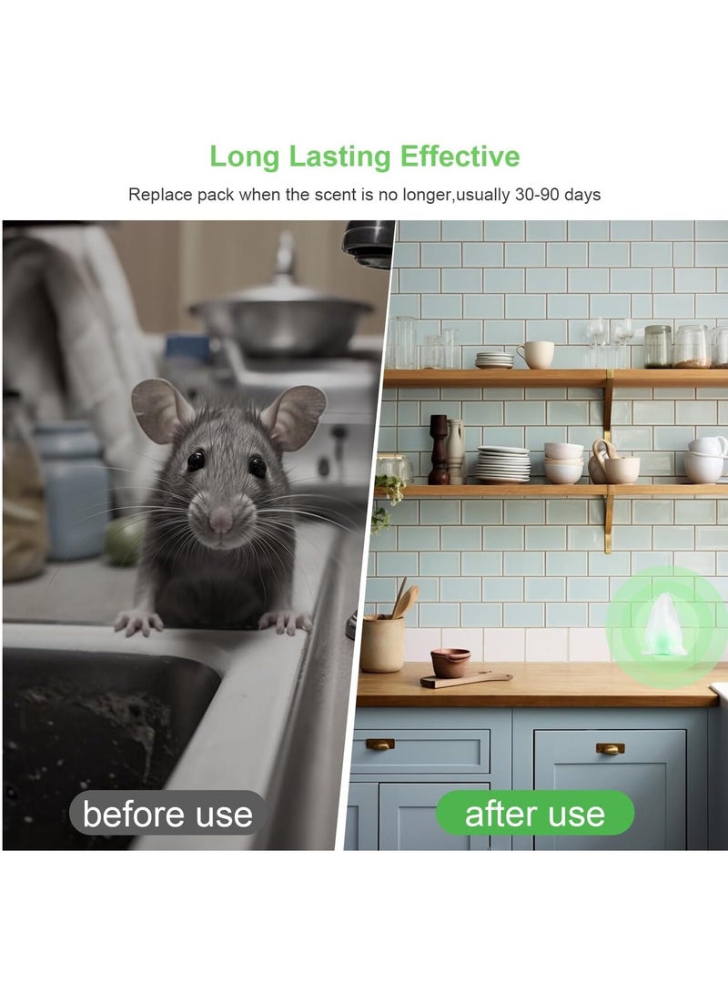 Natural Peppermint Oil Rodent Repellent Balls - Effective Pest Control for Mice, Bugs, Spiders, Cockroaches, and Ants in Your Home and Garden. Safe Ingredients for Protection.