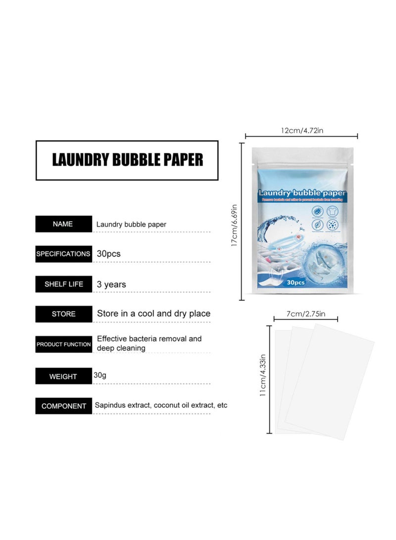 Travel Laundry Detergent Sheets Liquidless, 2 packs 60 Eco Sheets Laundry Detergent, Eco-friendly, Biode gradable, Zero Waste, Cruelty-Free Laundry Detergent Sheets/Eco-Strips for Sensitive Skin