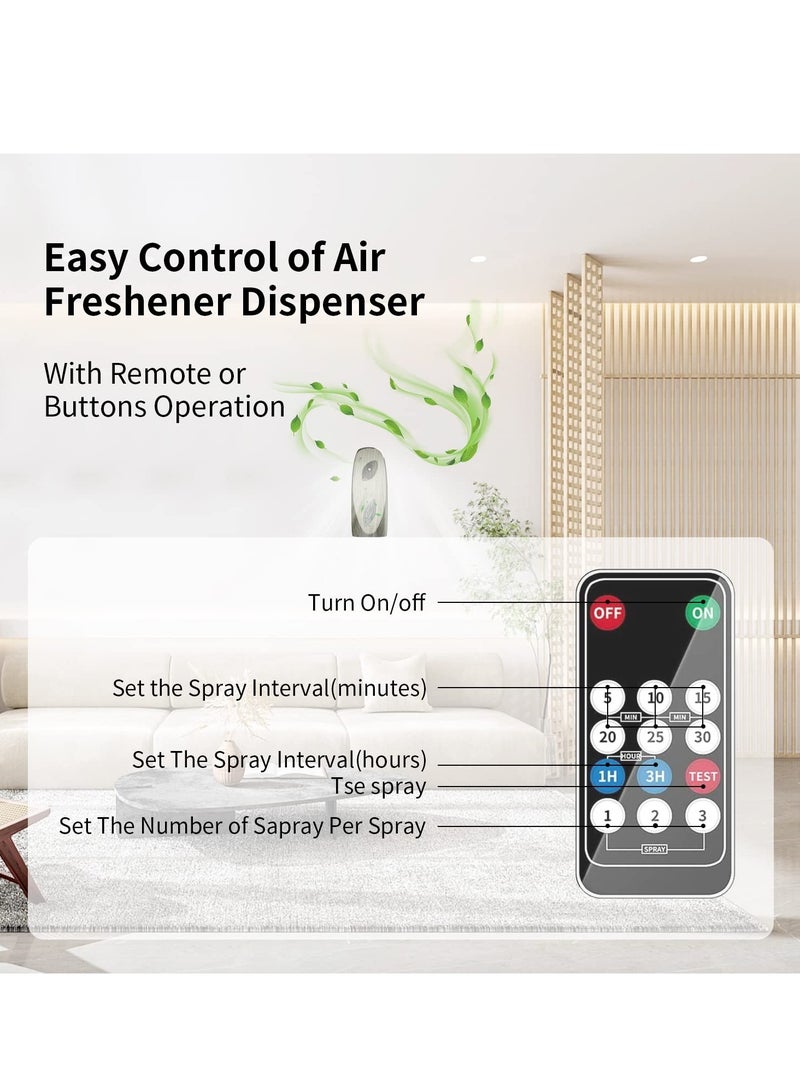 Versatile Automatic Air Freshener Spray Machine, Free Standing or Wall Mounted Design, Perfect for Bedrooms, Bathrooms, Offices, Airports, Hotels