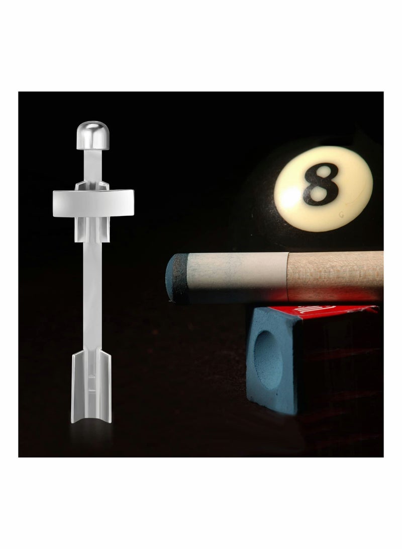 3 Pieces Stainless Steel Billiard Cue Tip Clamp Repair Kit for Pool Cue Tips Accessories - Perfect for Billiard Table