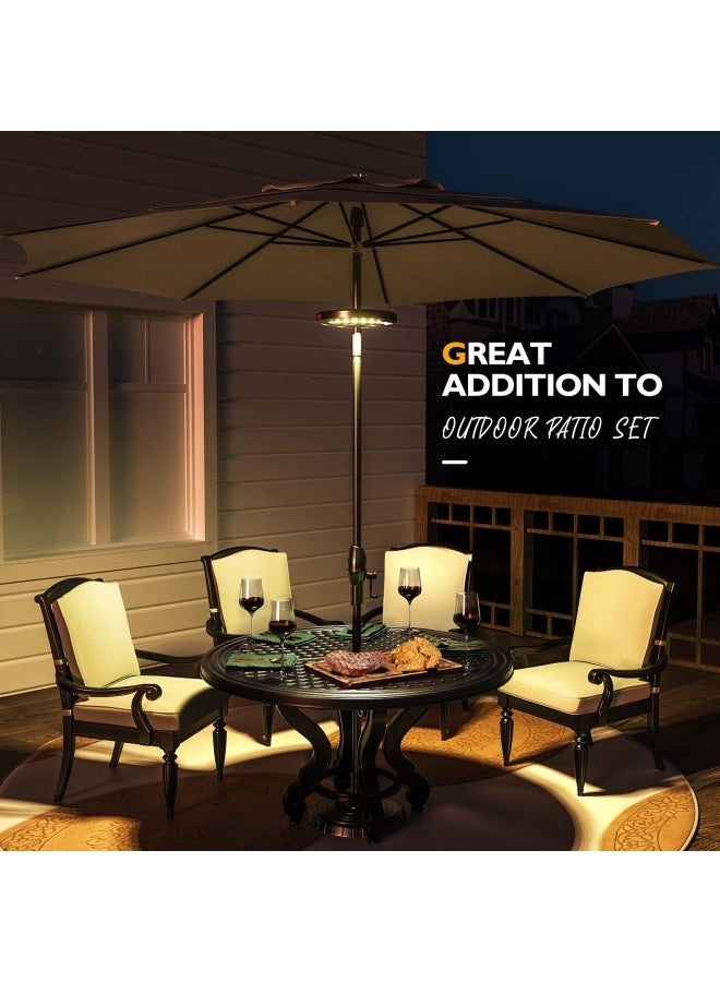 Eletorot Patio Umbrella Lights Rechargeable Outdoor Lights For Patio Decor Patio Table Light 28 Led 3 Lighting Modes Cool Patio Pool Accessories And Backyard Decor