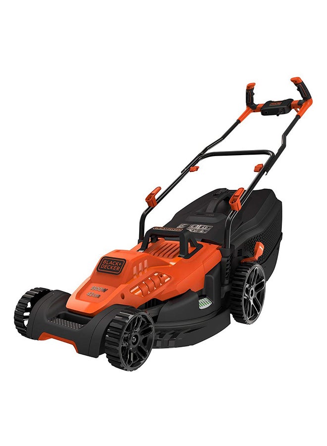 Lawn Mower With Bike Handle Orange/Black